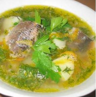 Рыбный суп с консервированной сардиной